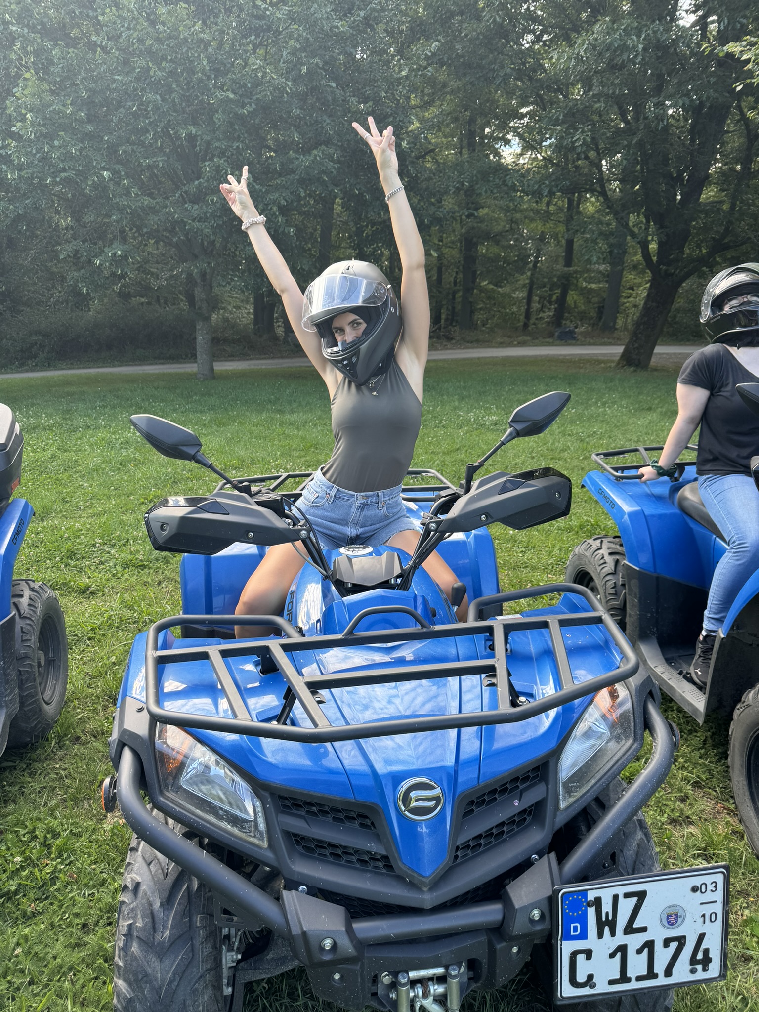 Kraftvolle Quads im Einsatz Offroad Tour Taunus