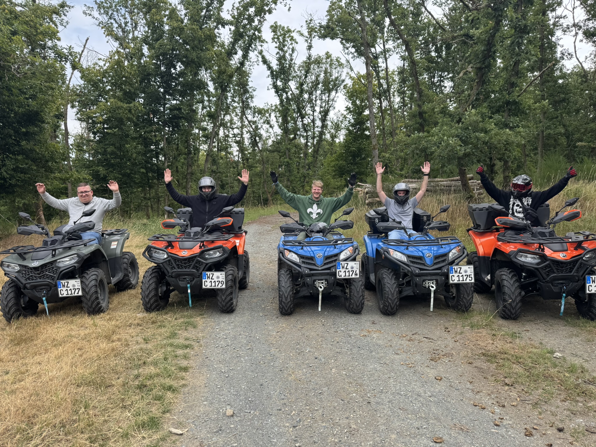 Quad Abenteuer Tour durch Hessische Wälder Offroad
